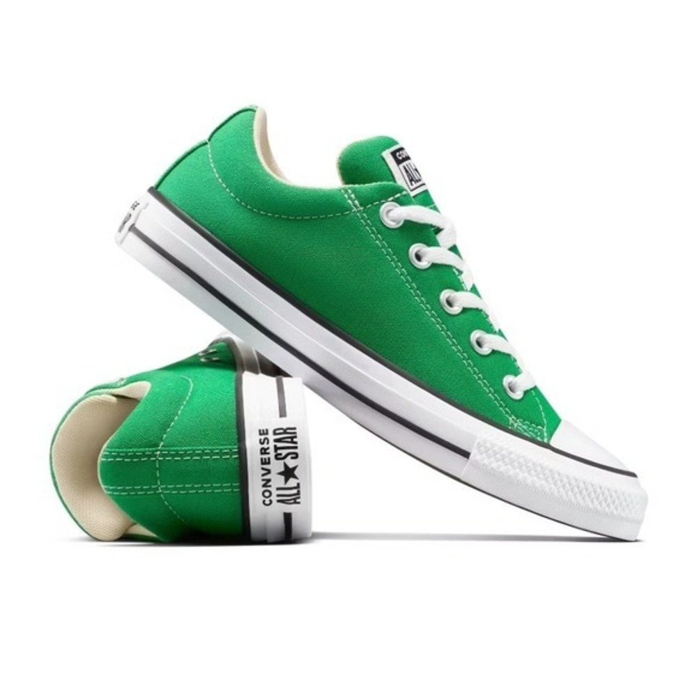 Converse Chuck Taylor All Star Street Sneaker Women 9 / Men 7 Low Green Canvas - Picture 4 of 5